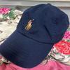 Б/у темно-синяя кепка Polo Ralph Lauren Hat с логотипом-лошадкой POLO RALPH LAUREN