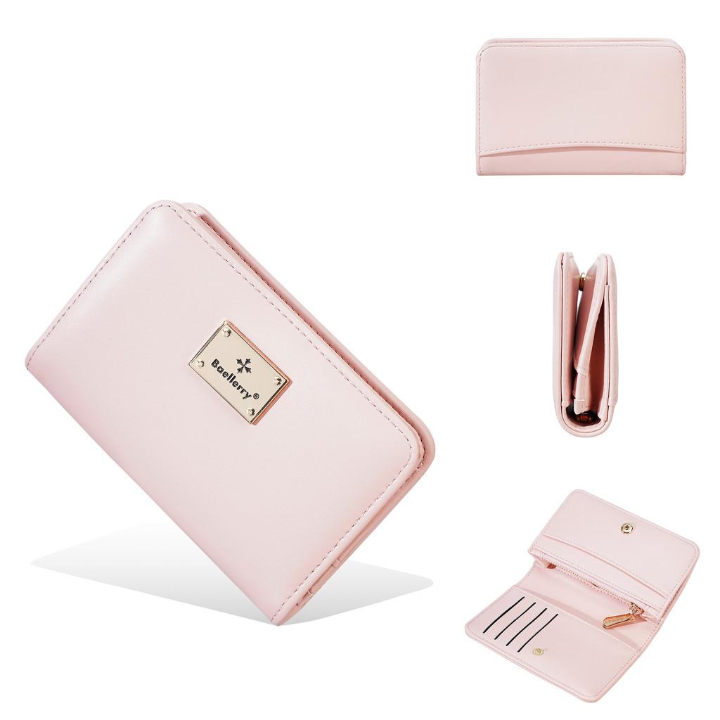Womens Wallet Cardholder Pu Leather Multi Card Slots Cash Organizer For Daily Use