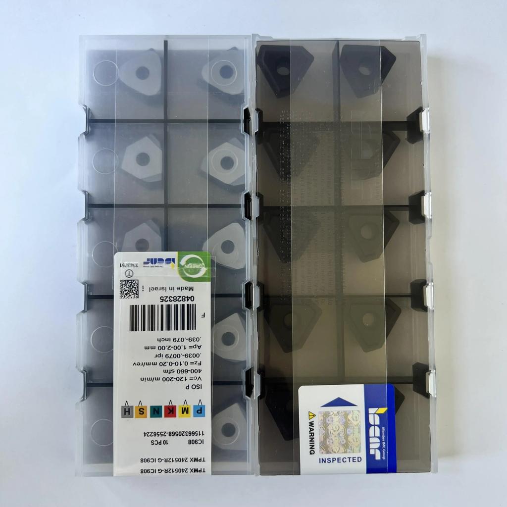 ISCAR / TPMX240512R-G IC908 /Industrial Indexable Carbide Inserts 10 Pcs