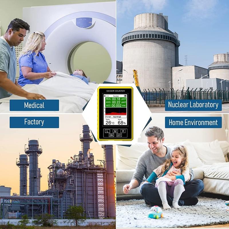 Новый XR3-BR-9C RPO 2-в-1 портативный портативный цифровой измеритель ЭДС электромагнитного излучения детектор ядерного излучения счетчик Гейгера