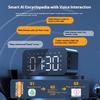 Smart Bluetooth Speaker Electronic Multi-function Clock Student Wake Up Alarm Clock Artifact Wireless Small Speaker High Sound Quality