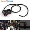 12V Waterproof Motorcycle 7/8" 22mm Handlebar Switches Motorbike ATV Headlight Hazard Brake Fog Lights ON-OFF-ON Switch