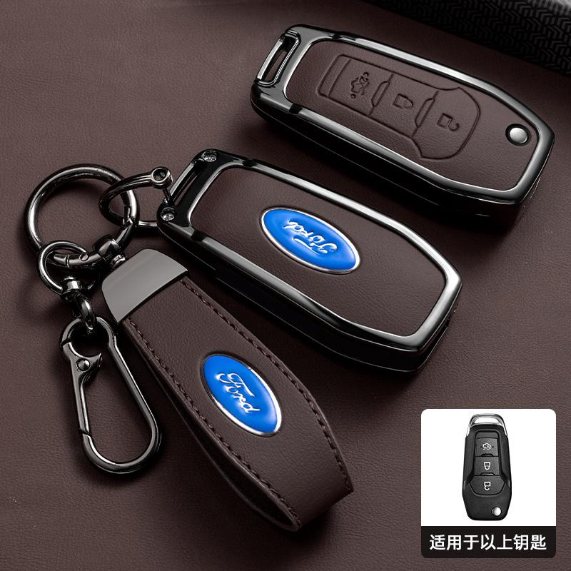 Car Smart Key Cover Case Keyless Key Bag For Ford Fusion Fiesta Escort Mondeo Everest Ranger 2019 S Max Kuga 2Focus MK3 Ecosport LL39