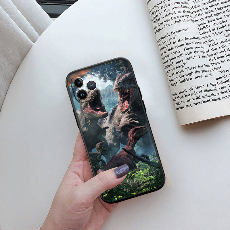 II3 Dinosaur Phone Case for iPhone 6 6s 7 8 11 12 13 14 15 XS Pro Max XR X SE Samsung S20 S21 S22 S23 S24 FE Ultra Plus Lite S21S A55