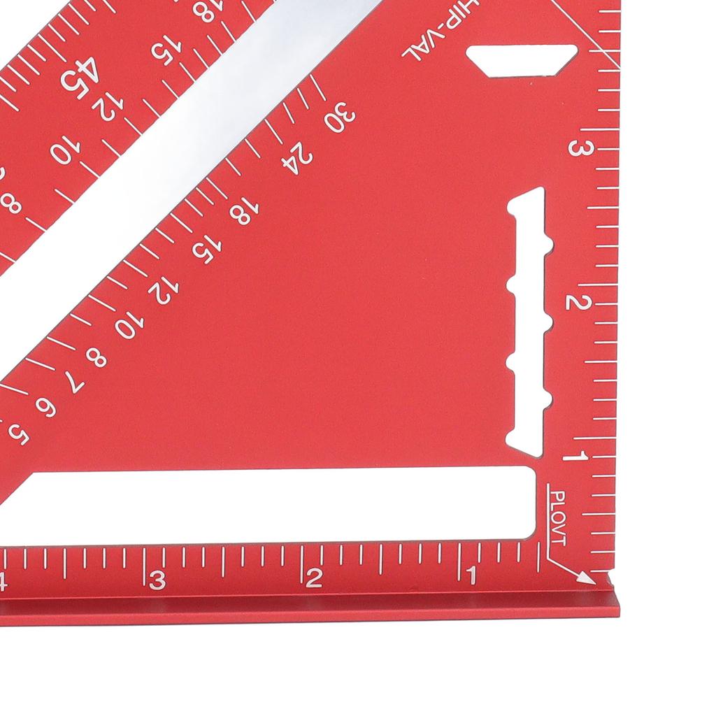 Carpenter Square 7in Woodworking Imperial Rafter Measuring Tool 90 45 Degree Metal Aluminum Alloy Tr