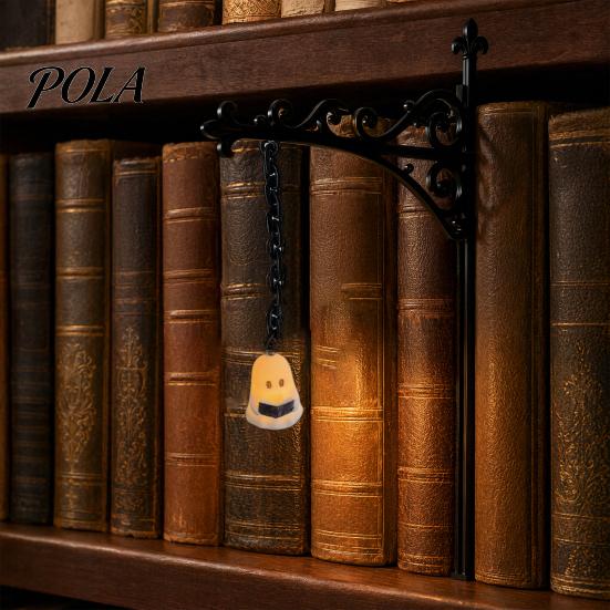Литературное освещение для витрин, 3D-печатный светильник-призрак для книжной полки, теплый светодиодный светильник для библиотеки с силуэтом винтажного уличного фонаря, Декоративная книга