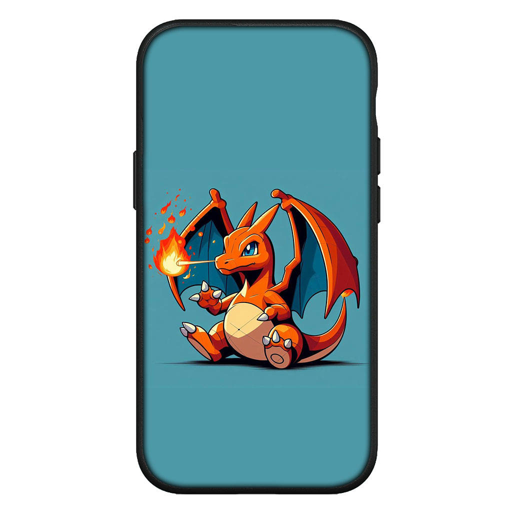 Чехол для iPhone 16 15 Xiaomi Redmi Note 14 13 12 11 Pro Max X 8 16e Samsung Galaxy S25 S24 S23 Moto OPPO Huawei Pokemon Pikachu Charmander Чехол для телефона