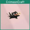 Whimsical Black Cat Pin Funny Cartoon Brooch For Fashionable Outfits And Bags