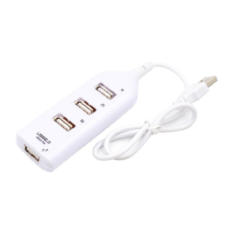 Fast Data Transfer USB Splitter 4-port USB 2.0 Hub with Plum-shaped Pocket Shape