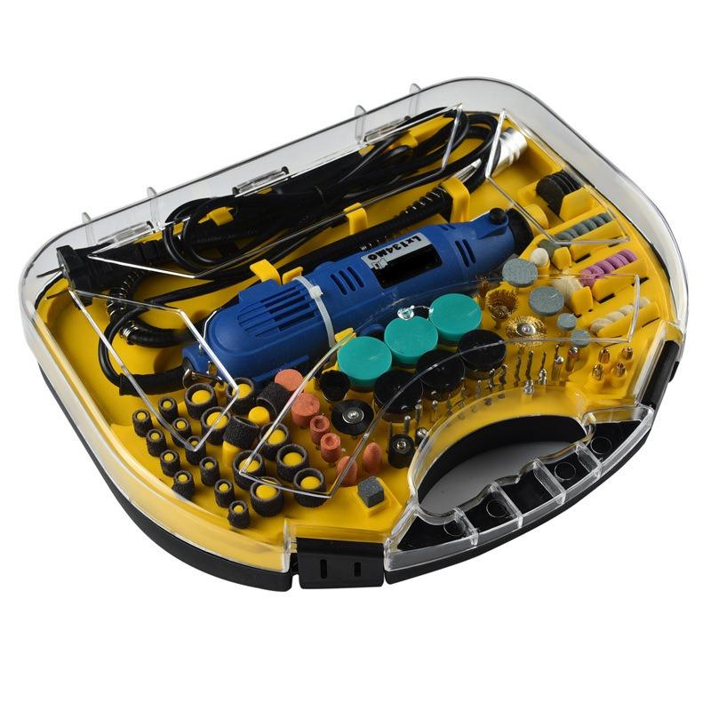 211 шт. Электрический мини-гравировальный станок, мини-ручная дрель, шлифовальный и полировальный станок