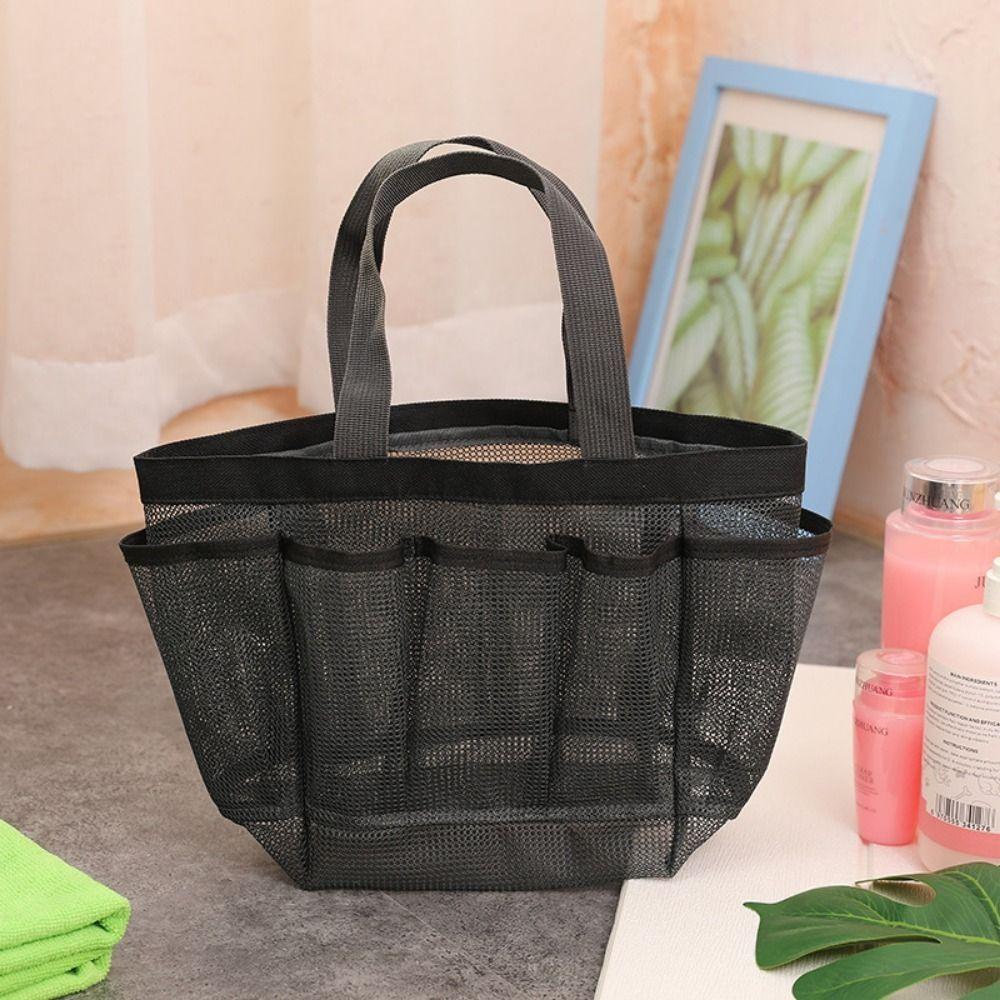 Shower Bag Dorm Beach College Dorm Large Capacity Storage Bag Tote Bag Mesh Shower Bag Wash Bag