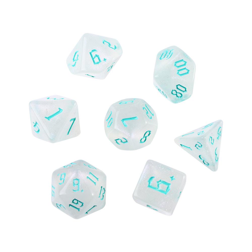 7 штук многогранных кубиков двух цветов, многогранные кубики, инструменты для развлечений для настольных игр в баре, ночном клубе