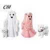 Resin Craft Figurine Ghost Dog Figurine, Cute Halloween Decor for Tabletop Mantel Unique Holiday Exchange Gift Shelf, Aesthetic Statue Fall Christmas