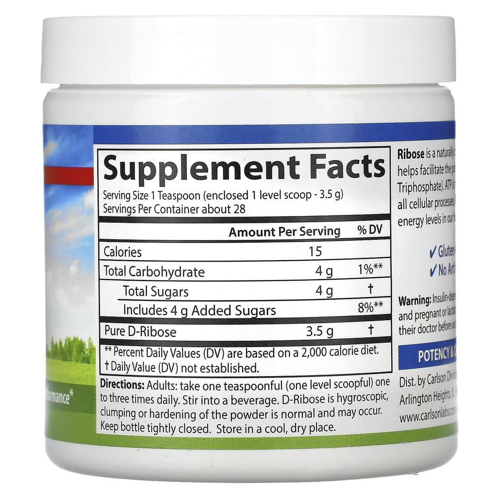 Ribose, 100G(3.53Oz)