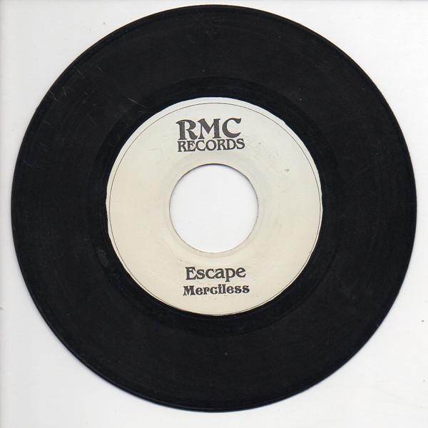 7-дюймовая пластинка MERCILESS Escape NONE RMC Records Ямайка Регги Ска Даб Б/у