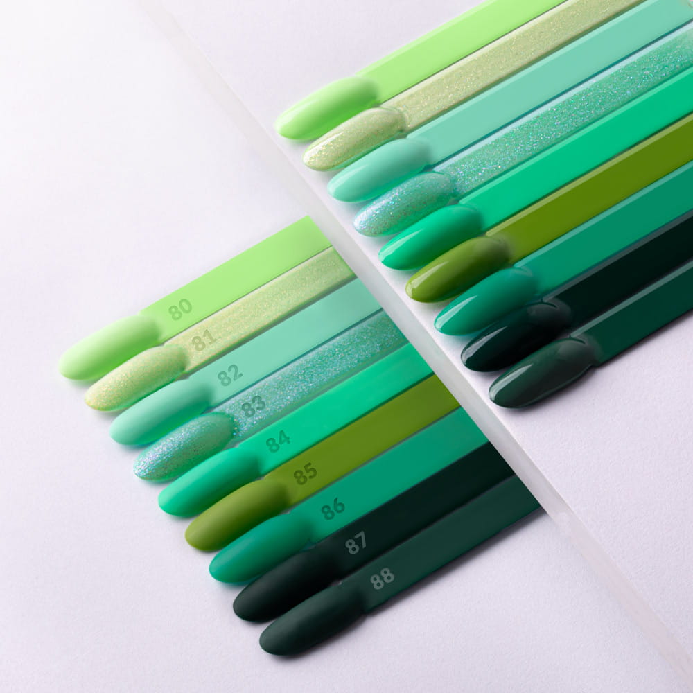 Lakier Hybrydowy Led/Uv Gel Polish Molly Nails Green Party Nr 84 Crystal Grass Hema/Di-Hema Free 8G