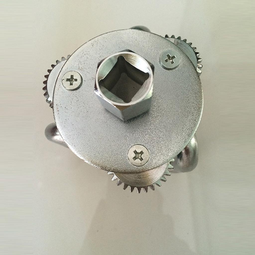 Ключ для разборки масляного фильтра, универсальный регулируемый инструмент с тремя челюстями, подходит для легковых автомобилей, грузовиков, сверхмощный фильтр