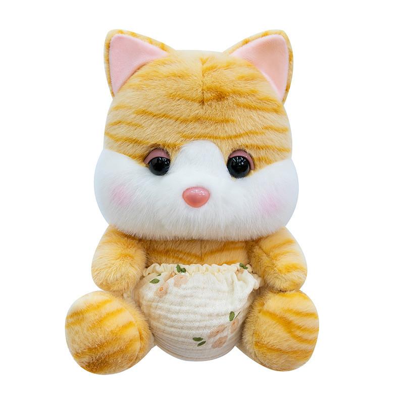 Плюшевая игрушка Животное Слон Лиса Кошка Наполнена ПП-хлопком Для Мальчиков и Девочек Подарок
