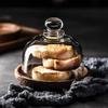 HOLIDYOYO Стеклянный поднос с крышкой, Тарелка для еды с крышкой, Купольная подставка для торта, Форма для кексов с крышкой, Подставка для торта для стола с десертами, Тарелка, Мини-форма для кекса, Держатель для торта