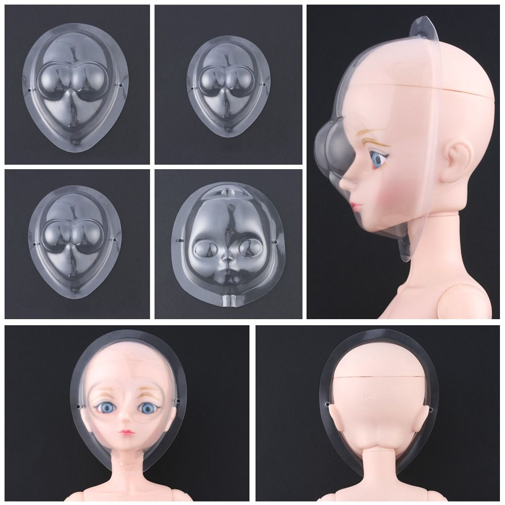 Transparent Design BJD Face Mask Dust-Proof Makeup Protection Mask Makeup Protection