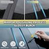 6 Pcs Car Door Trim Cover Kit Piano Black Pillar Posts For Acura MDX 2007 - 2013