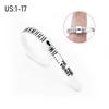 1-17 US Size Ring Sizer Measuring Set Reusable Finger Size Gauge Measure Tool Jewelry Sizing Tools for Wedding