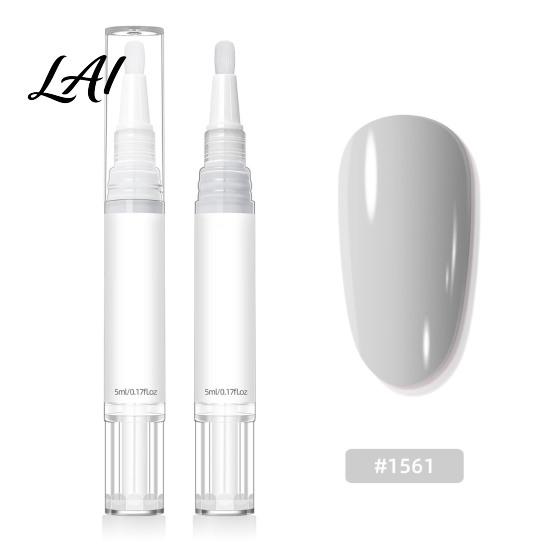 Manicure Polish Pen 5ML Water Based Nail Pen Quick Dry Art No Design UV Lamp Needed DIY Marker for Women Beginner Paint
