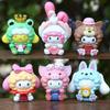 Модная серия игрушек для косплея: Милые фигурки Pompompurin, My Melody, Kuromi, ornaments из слепых коробочек