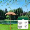Outdoor Sunshade: Anti-Straw Hat Thatch Umbrella for Patio, Photography, and Garden