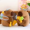 New Cute Pilot Capybara Diving Series Doll Kapibara Male Plush Toy Children's Birthday Gift