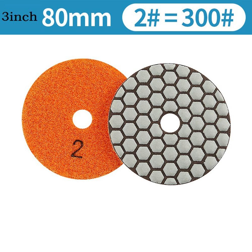 Набор 3-дюймовых алмазных полировальных кругов для шлифовки гранита и мрамора