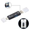 USB-устройство чтения карт типа C: Адаптер OTG «все в одном» для Android и компьютеров со слотами SD/TF, Plug-and-Play.