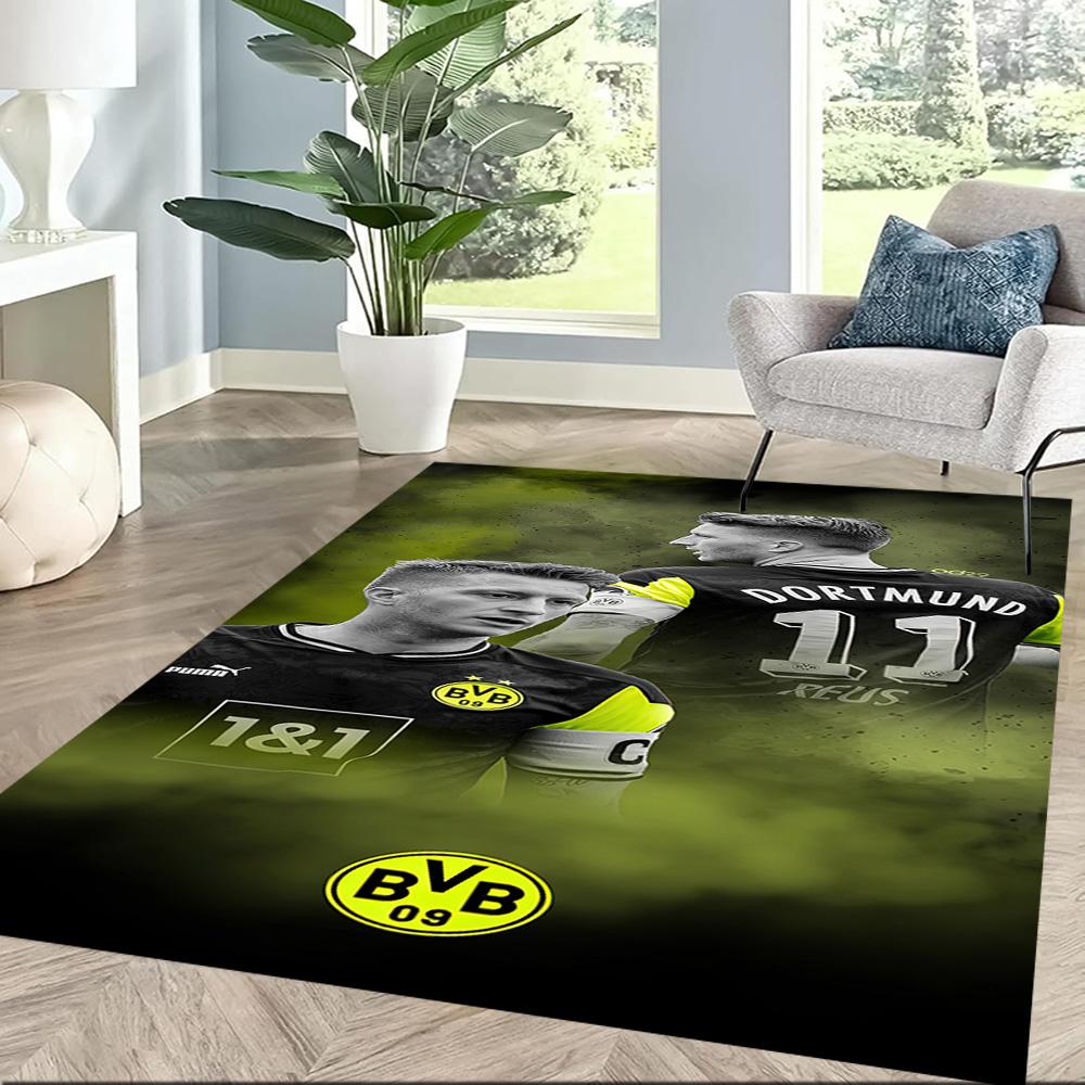 Borussia Dortmund Floor Mat Suitable For Outdoor Decorate Room Entryway Game Room Antislip Carpet Anime Office Decor