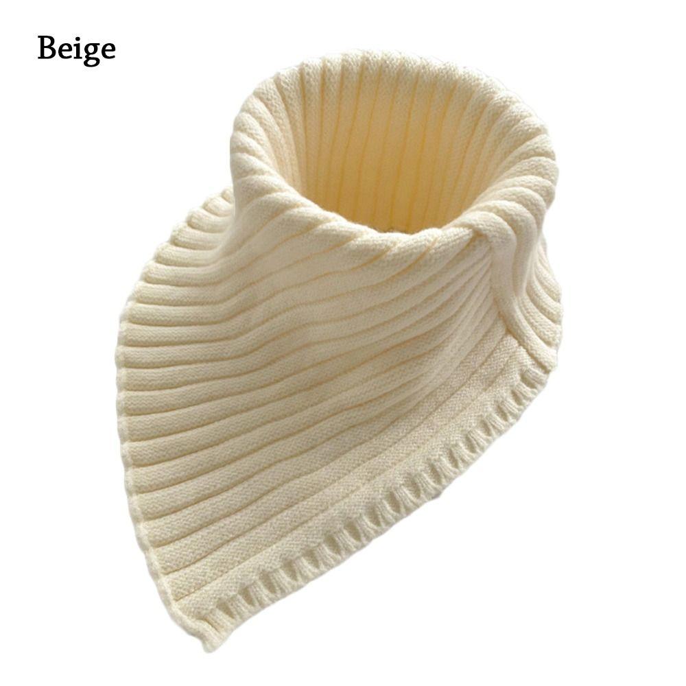 Fashion Windproof Detachable Scarf Knitted Fake Collar Turtleneck Neck Warmer