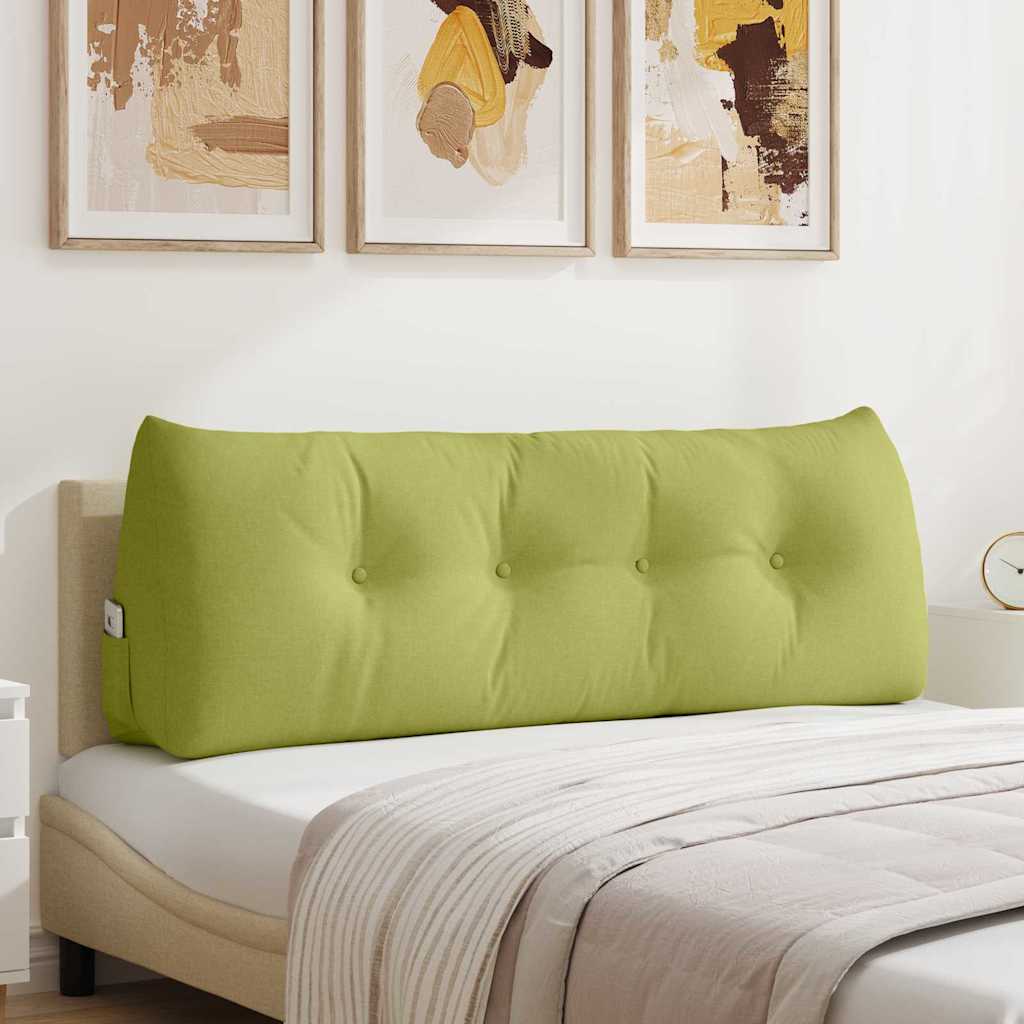 Back Cushion Light Green 140 x 24 x 50 cm Fabric