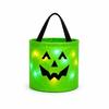 LED Halloween Candy Bucket Ghost Print Halloween Tote Bag New Pumpkin Bucket  Kids