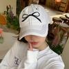 Casual Embroidery Baseball Hat Adjustable Women's Peaked Cap Fashion Bow Baseball Cap  Teenagers