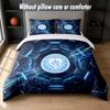 Manchester City Design Bed Bedding Set 1 Duvet Cover + 2 Pillowcases Soft Breathable Household Bed Linens