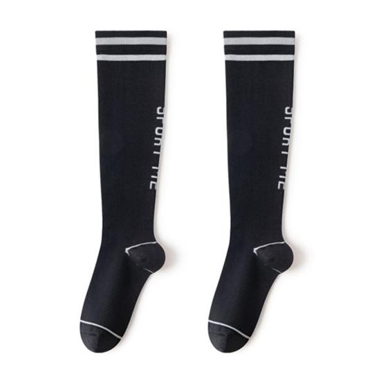 Compression Stockings Long Tube Anti-Fatigue Super Soft Anti-friction Good Stretch Socks for Running