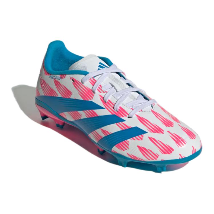 Kids' Sneakers adidas Predator League FG Cloud White Solar Blue Solar Pink (GS)