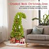 35 Ft Pre-lit Christmas Tree with Metal Stand, Artificial Warm Lights with Christmas Whimsical S7A7
