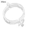 100/200/300 Pcs Plant Clips Plastic Plant Support Clips Reusable Tomato Trellis Clips for Climbing Plants Vines Cucumbers Indoor Outdoor Use