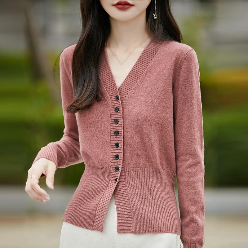 Женский легкий кардиган из 50% шерсти и 50% шелка Mulberry — универсальный трикотаж на все 4 сезона для комфорта и стиля в любое время года