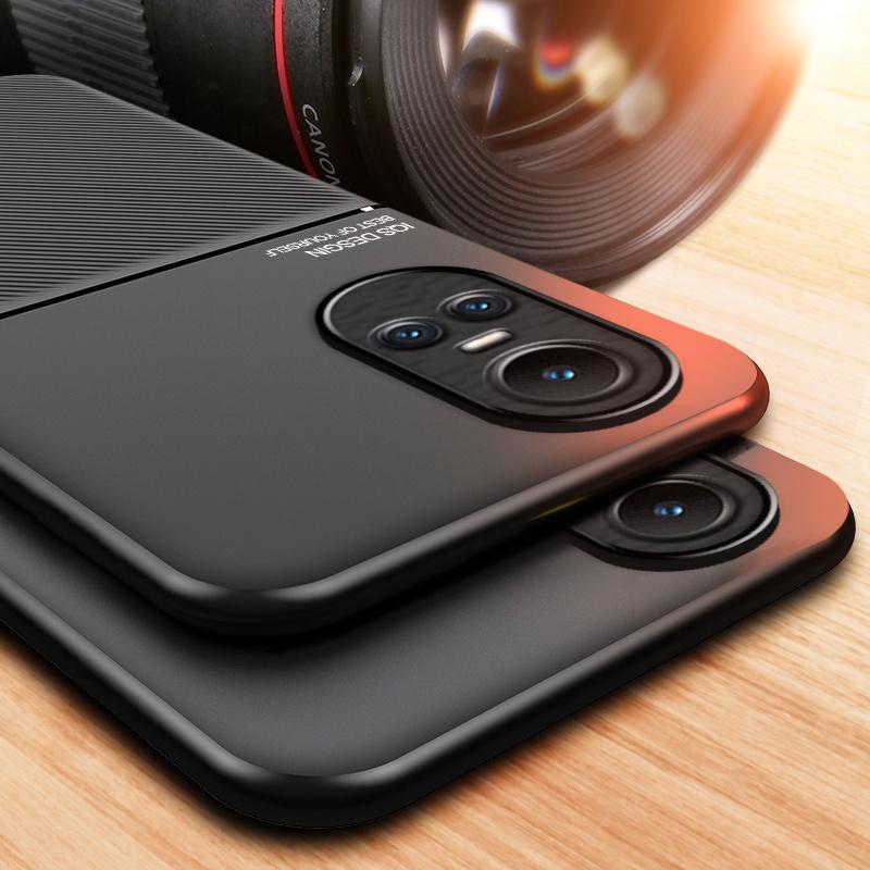 Для OPPO Reno 10 5G CPH2531 чехол роскошная текстура мягкие магнитные чехлы для телефонов для Oppo Reno10 Pro Global 2023 CPH2525 задняя крышка