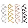 5pcs Bridal Headwear Spiral Hair Clip Twist Barrette Hairpin Ornaments Screw Bobby Pin  Women
