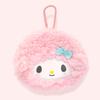 Санрио Кавайи Розовый Пианино Овечка Плюшевая Кукла Брелок Кошелек Сладкая Девочка Милый Подвеска на Рюкзак Брелок Украшение Праздничные Подарки
