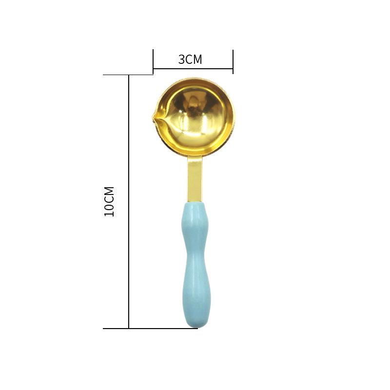 Набор старинных ложек для сургучной печати для конвертов - полный набор инструментов для новичков