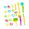 20 Pieces with Rolling Pin Playdough Tools Set for Children Birthday Gift