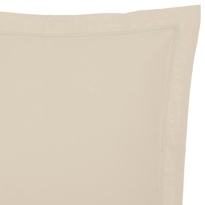 Taie d'oreiller - Harmonie lin - Percale de coton - 50 x 70 cm - Lavable à 40° C