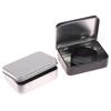 1Pc Frosted Household Iron Storage Box Metal Box Tin Plated Container Empty Hinged Lid Small Empty Storage Box